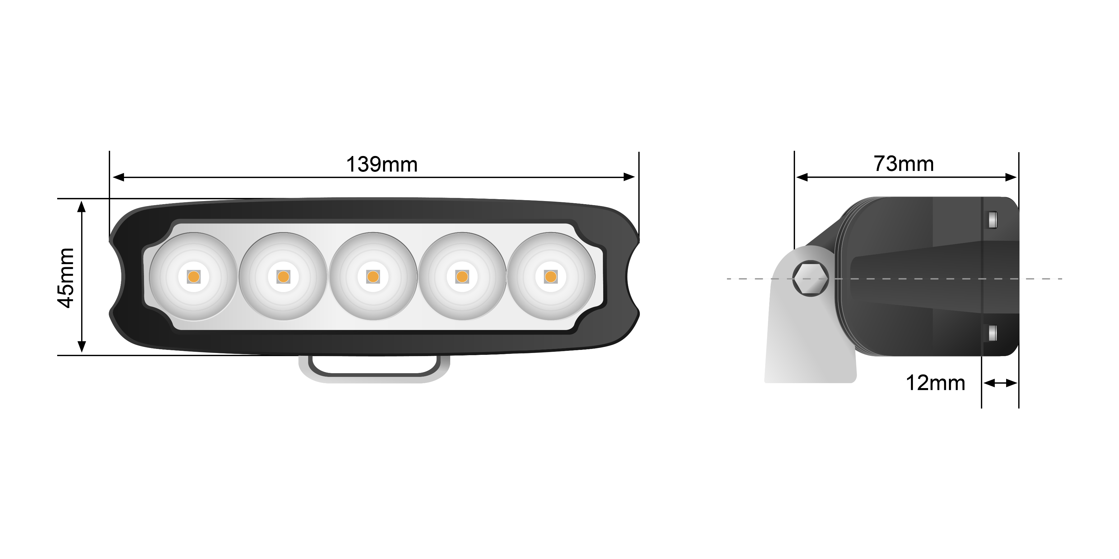 STEDI 40W LED Work Flood Light
